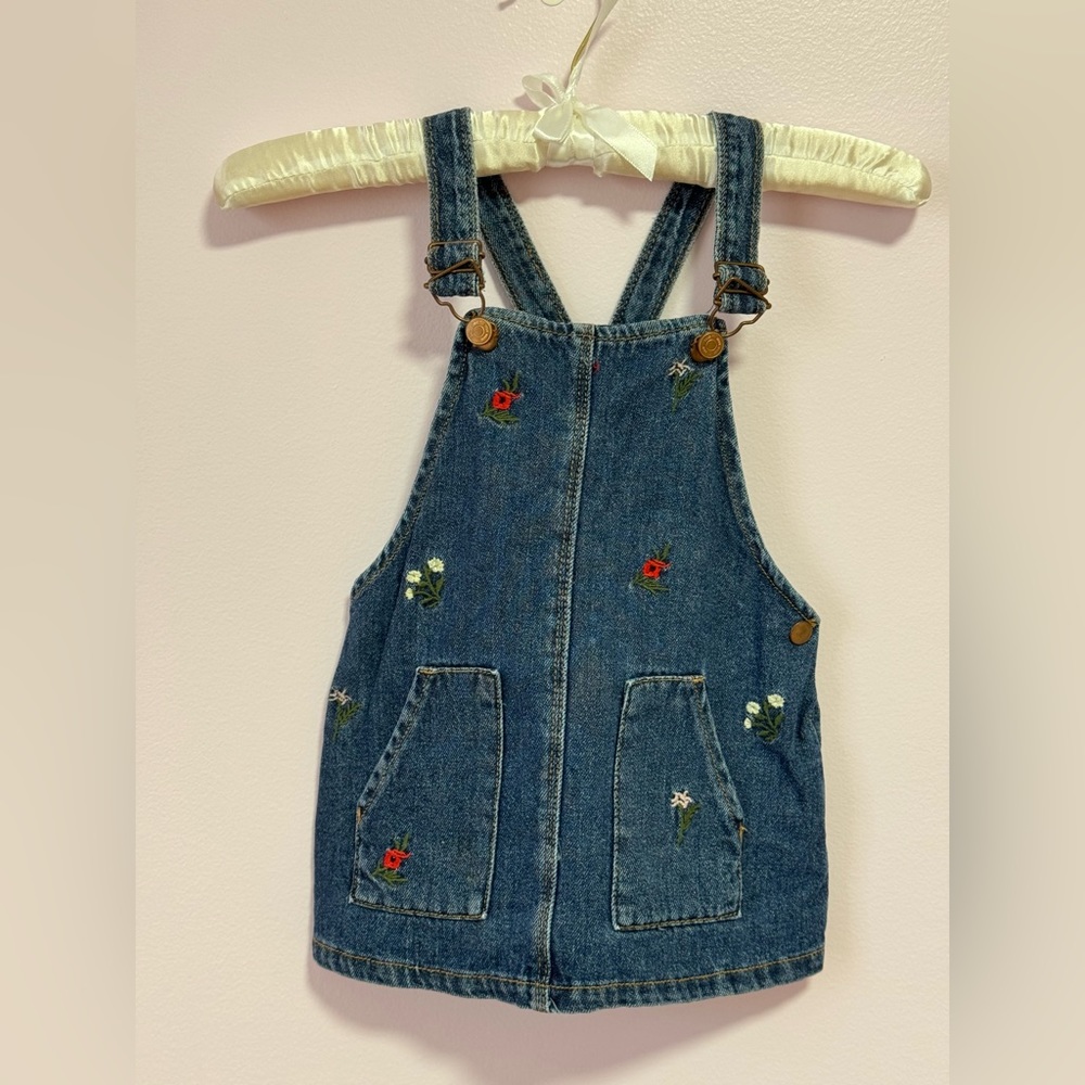 Zara Suspenders dress